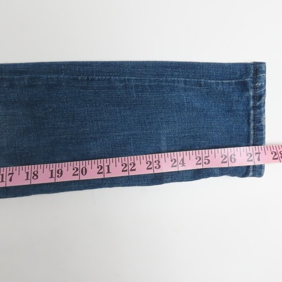 Express Womens Jeans Size 4s Legging High Rise Denim Perfect Medium Wash Blue - Picture 6 of 10